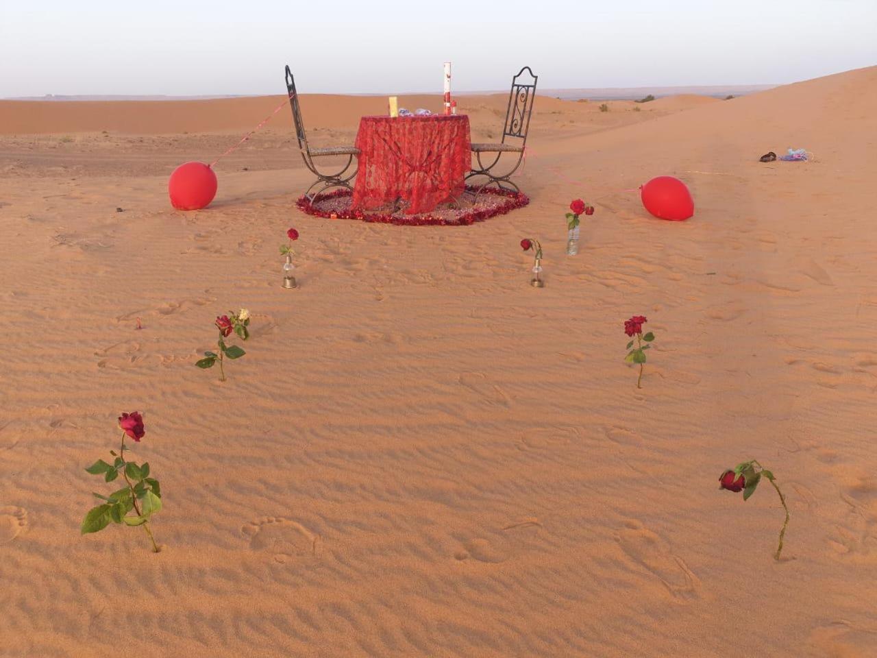 Tuareg Luxury Camp Hotel เมอร์ซูกา ภายนอก รูปภาพ